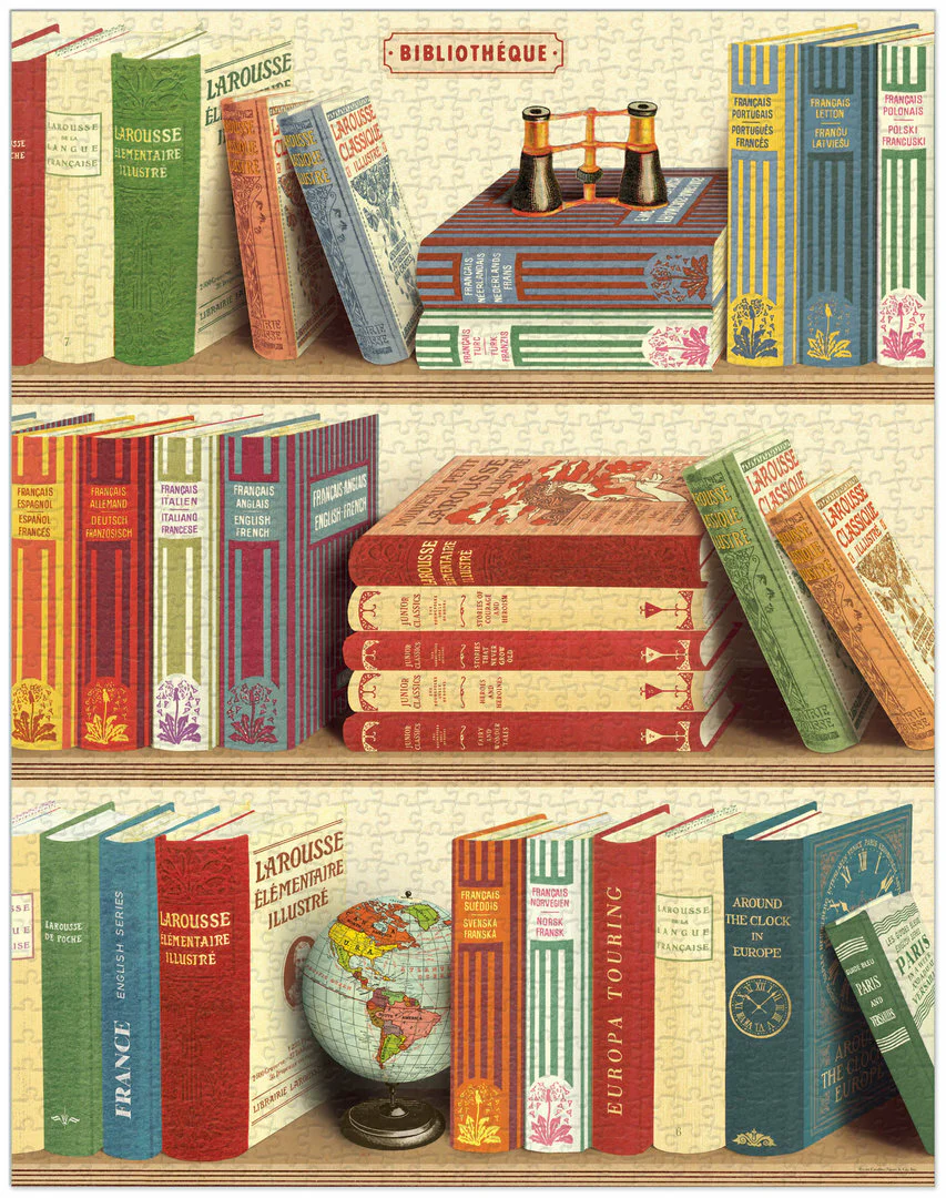 Cavallini & Co. Vintage Puzzle 1000 palaa Library - Image 2