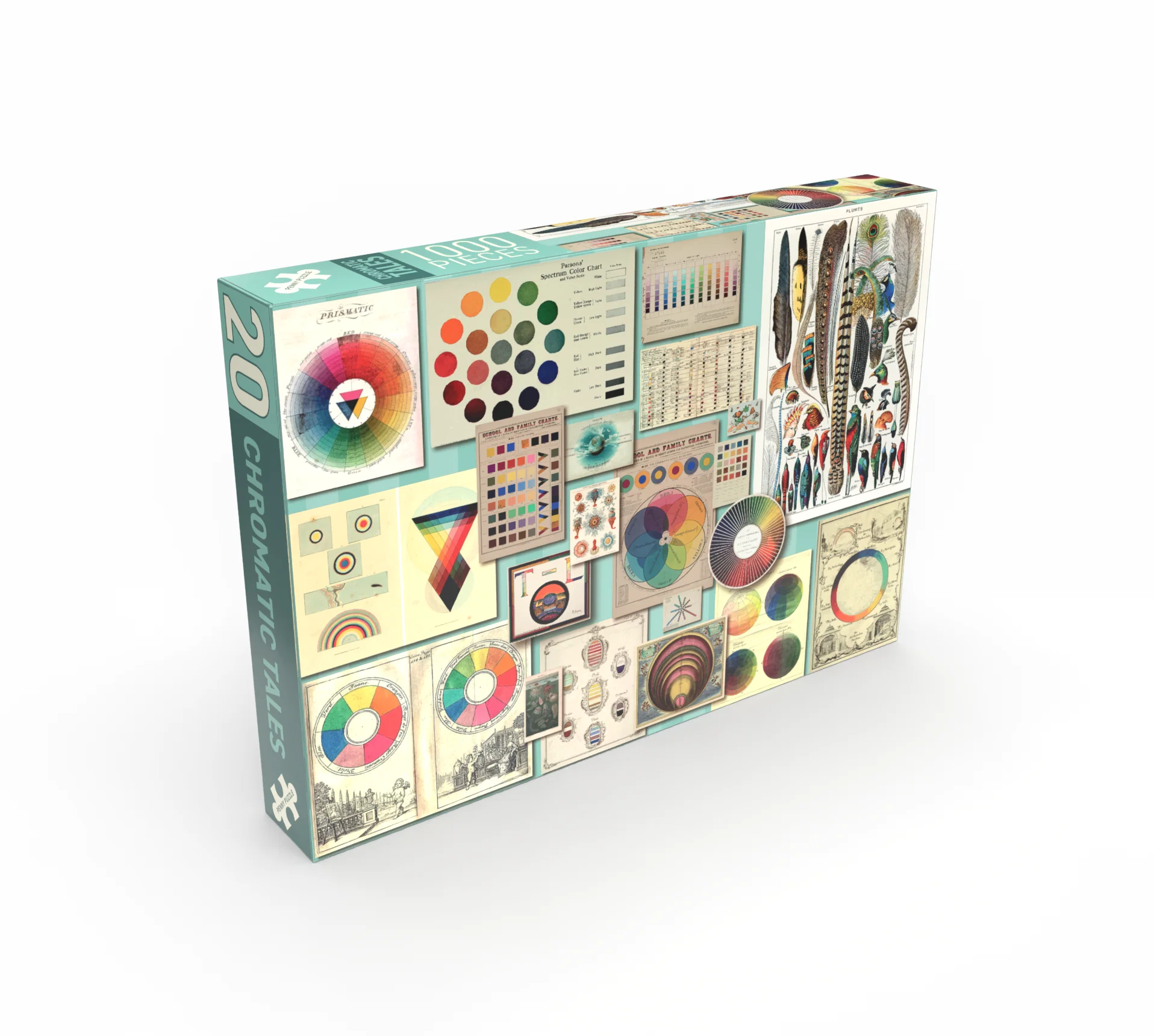 Penny Puzzles Chromatic Tales 1000 Palan Palapeli