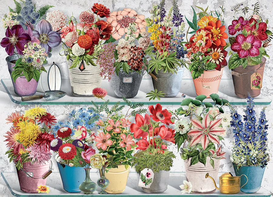 Cobble Hill 1000 Palan Palapeli Beaucoup Bouquet - Image 2