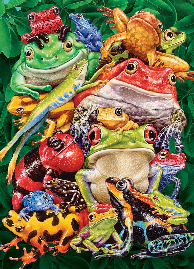 Cobble Hill 1000 Palan Palapeli Frog Business - Image 2
