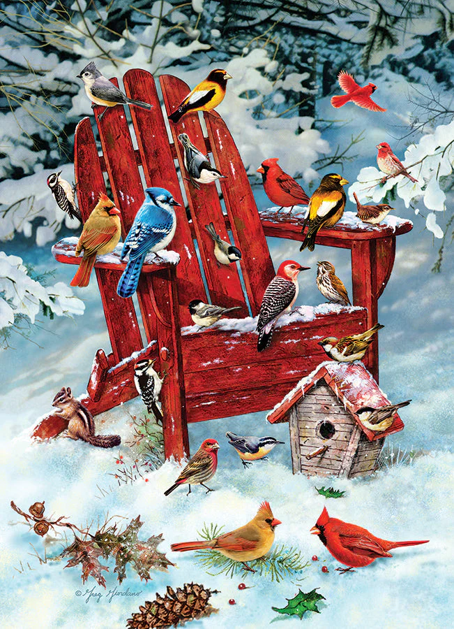 Cobble Hill 1000 Palan Palapeli Adirondack Birds - Image 2
