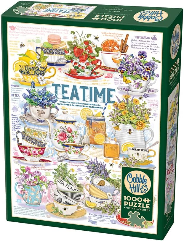 Cobble Hill 1000 Palan Palapeli Tea Time