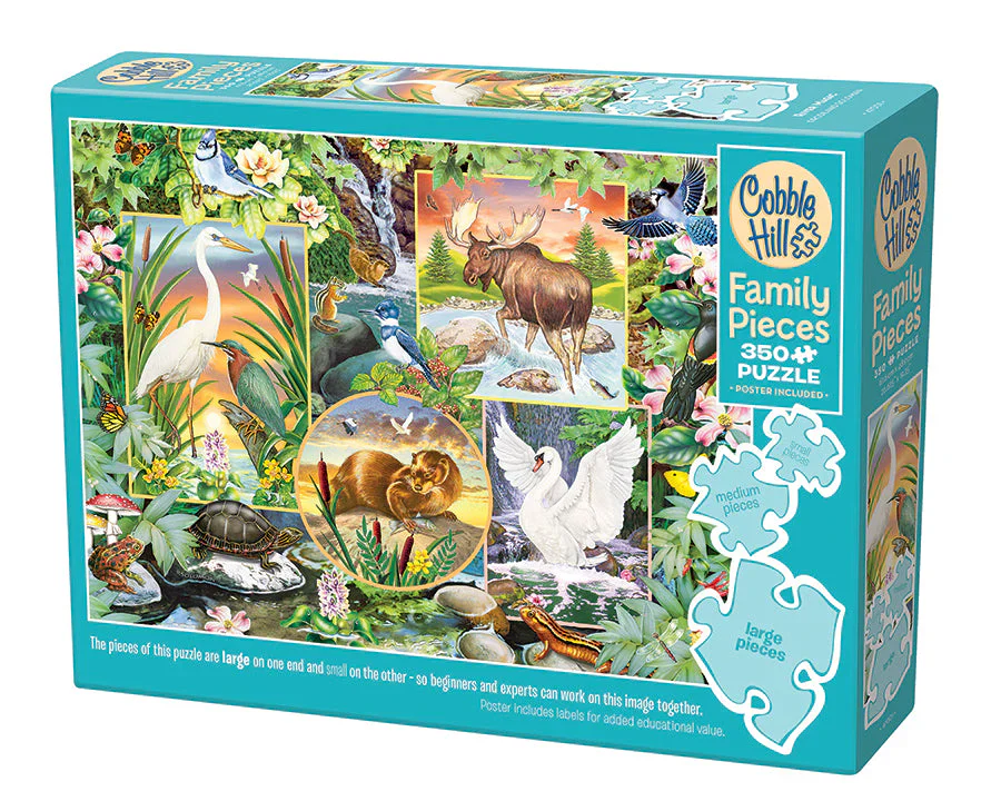 Cobble Hill 350 XXL Palan Palapeli Family River Magic