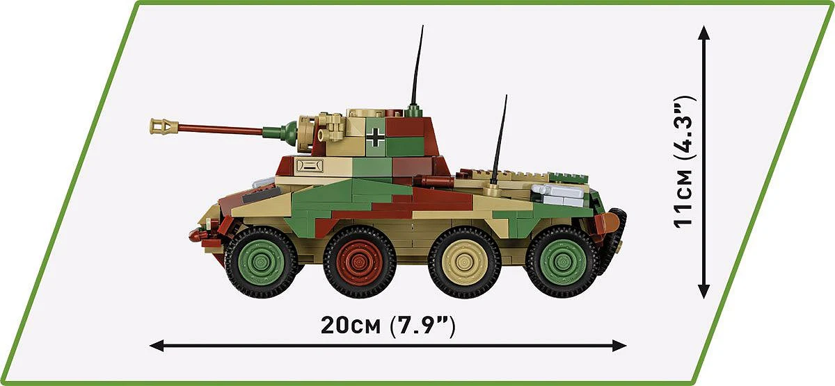Cobi 2287 Sd.Kfz. 234/2 PUMA Koottava Panssari - Image 3