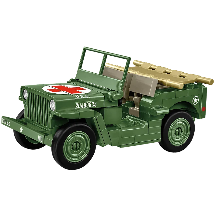 Cobi 2295 Historical Collection WW II Medical Willys MB - Image 2