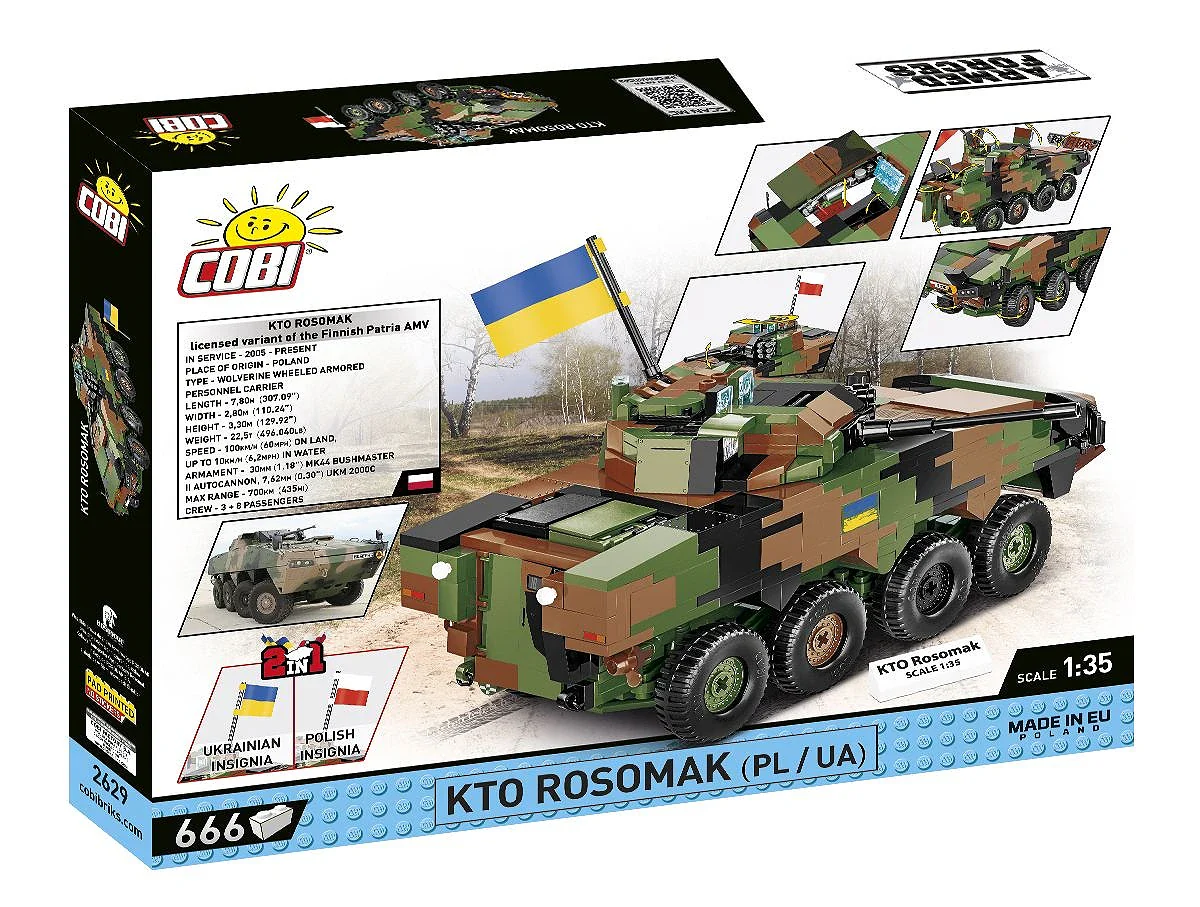 Cobi 2629 KT0 Rosomak Koottava Panssarivaunu 1:35 - Image 9