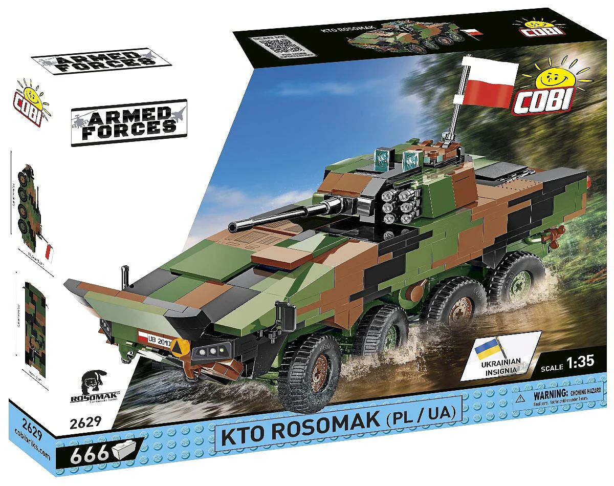 Cobi Armed Forces Kto Rosomak 666 Osaa Rakennettava Panssarivaunu