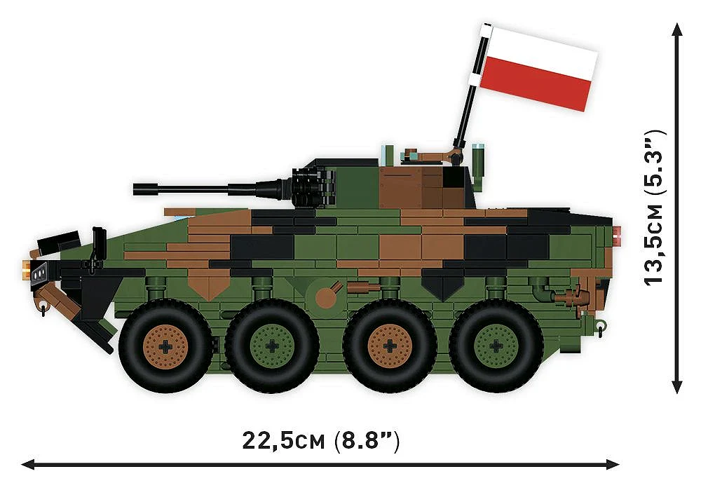 Cobi Armed Forces Kto Rosomak 666 Osaa Rakennettava Panssarivaunu - Image 3