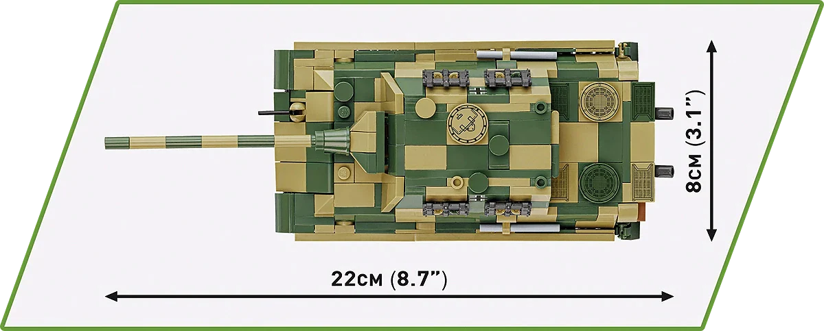 Cobi Hc Wwii Panzerjager Tiger Ausf.B Rakennettava Panssari 528 Osaa - Image 3