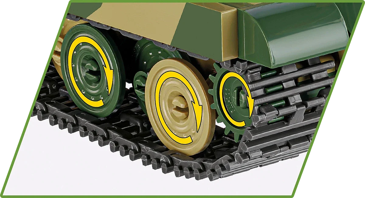 Cobi Hc Wwii Panzerjager Tiger Ausf.B Rakennettava Panssari 528 Osaa - Image 5