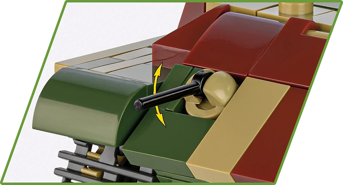 Cobi 2732 Pz.Kpfw. VI B Tiger II "Köningstiger" Koottava Panssarivaunu 500 Osaa - Image 5
