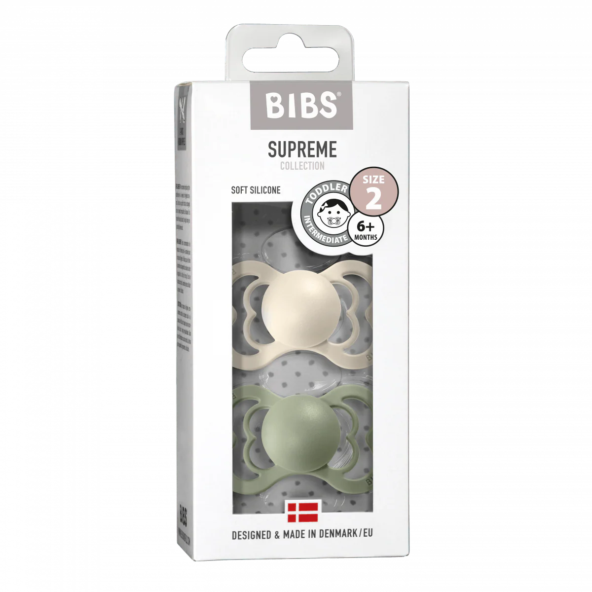 BIBS Supreme Tutti 2kpl Koko 2 Ivory/Sage - Image 2