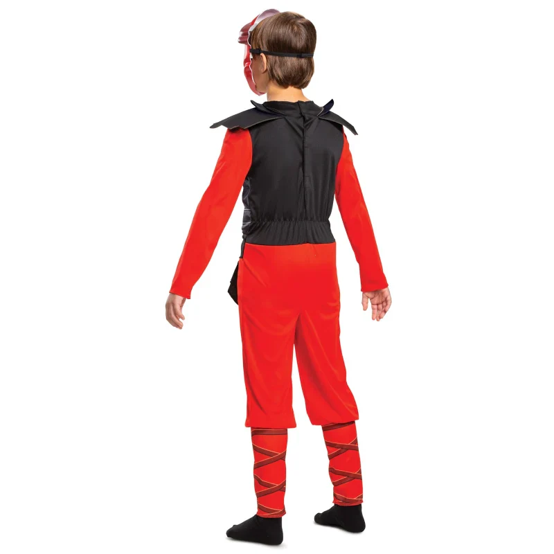 Ninjago Kai Punainen Puku ja Naamari S (4-6v/109-126cm) - Image 2