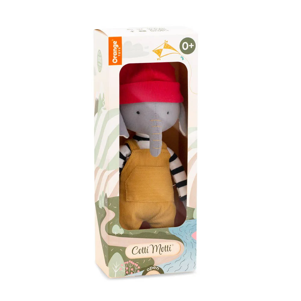 Orange Toys Cotti Motti Alicio Elefantti Pehmolelu 29cm - Image 6