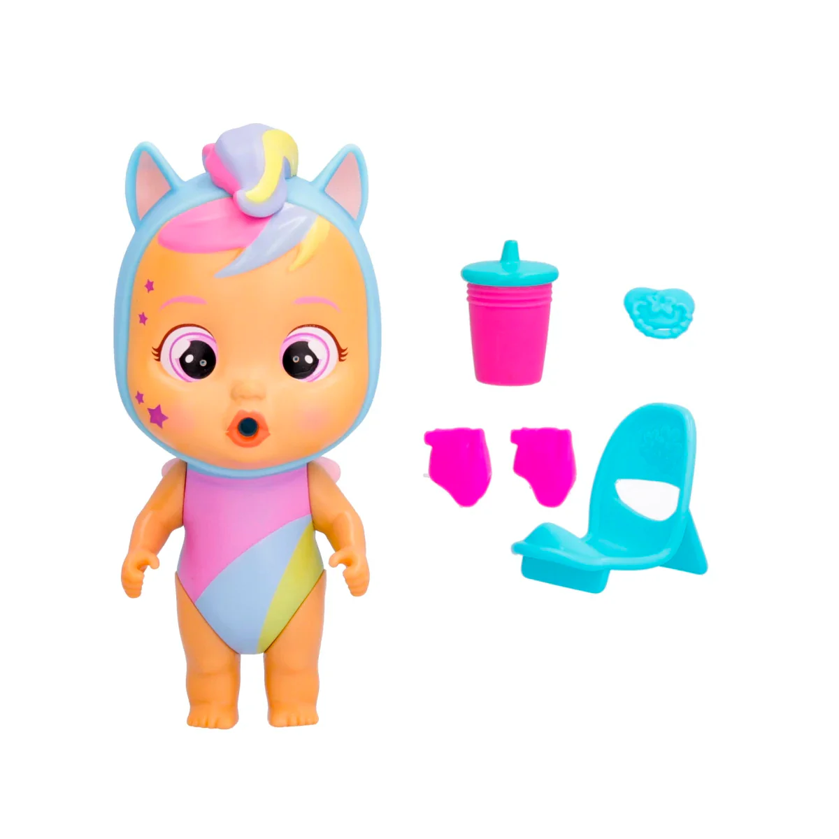 Cry Babies Magic Tears Pikkunukke Tropical Beach Babies Lajitelma - Image 2