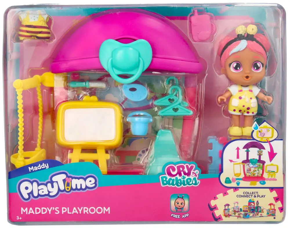 Cry Babies Playtime Maddy's Playroom Leikkisetti - Image 4