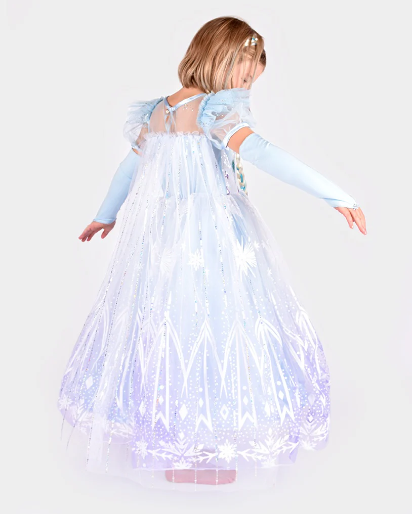 Den Goda Fen Jääprinsessa "Frozen" Mekko Sininen 2-4v 98-104 cm - Image 2