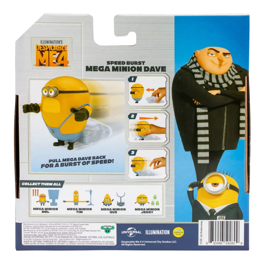 Minions Despicable Me 4 Speed Burst Mega Minion Dave - Image 3