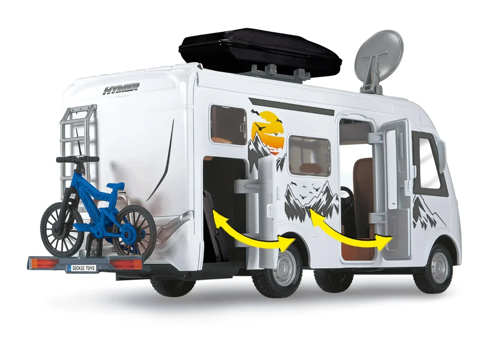 Dickie Toys Hymer Asuntoauto 30cm Leikkisetti - Image 6