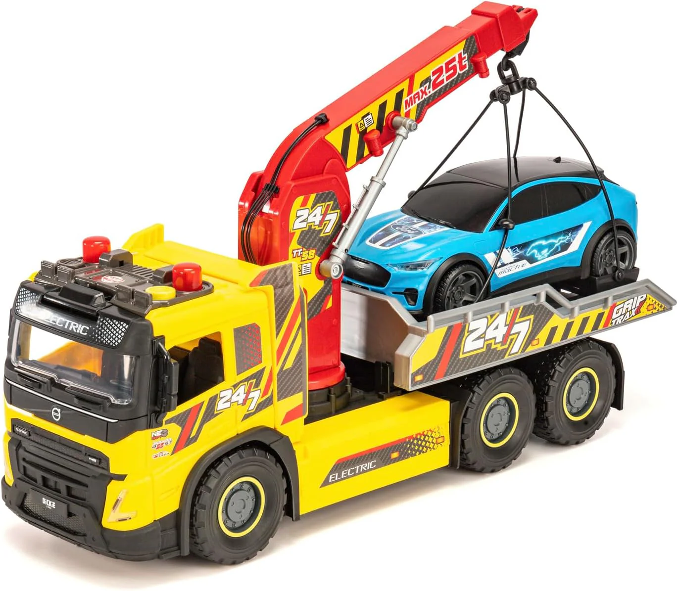 Dickie Toys Iso Hinausauto Äänillä ja Valoilla