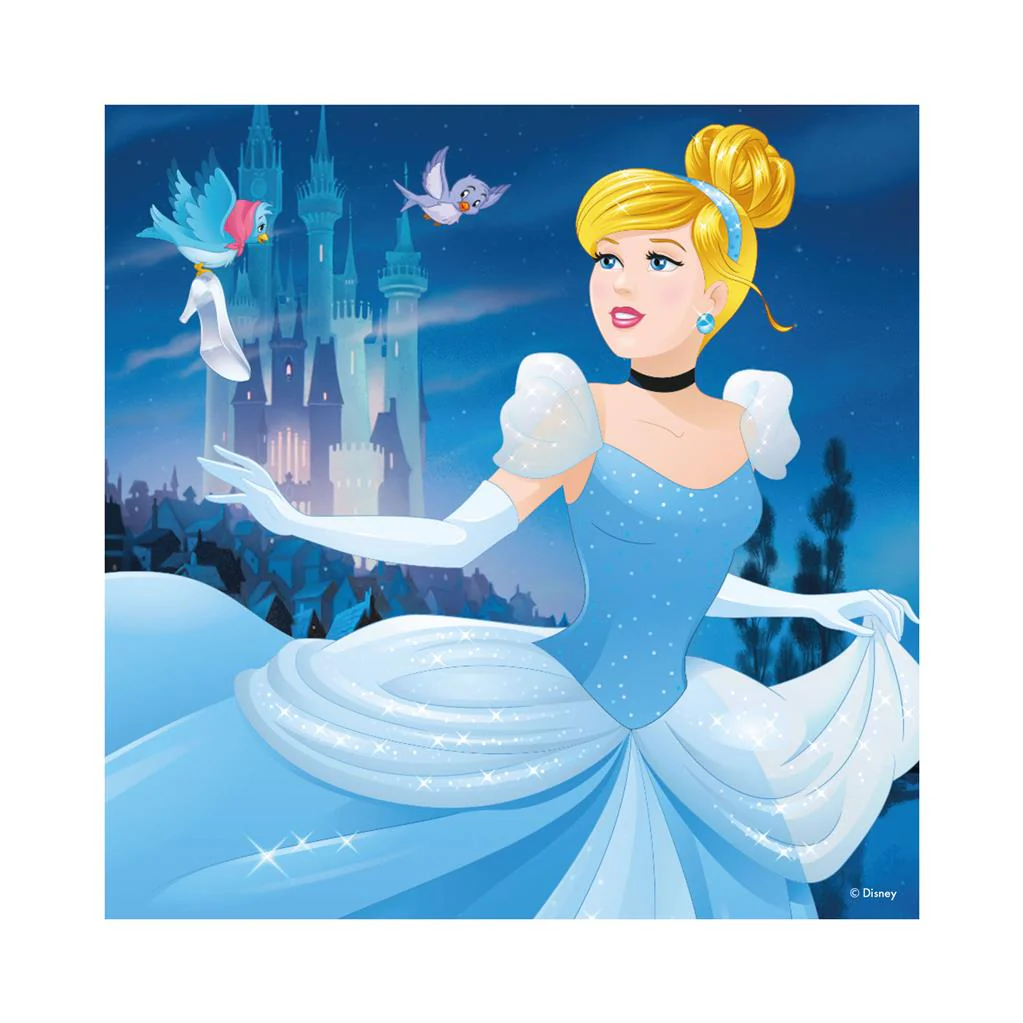 Dino Puzzle Disney Prinsessat Palapeli 3x55 Palaa - Image 2