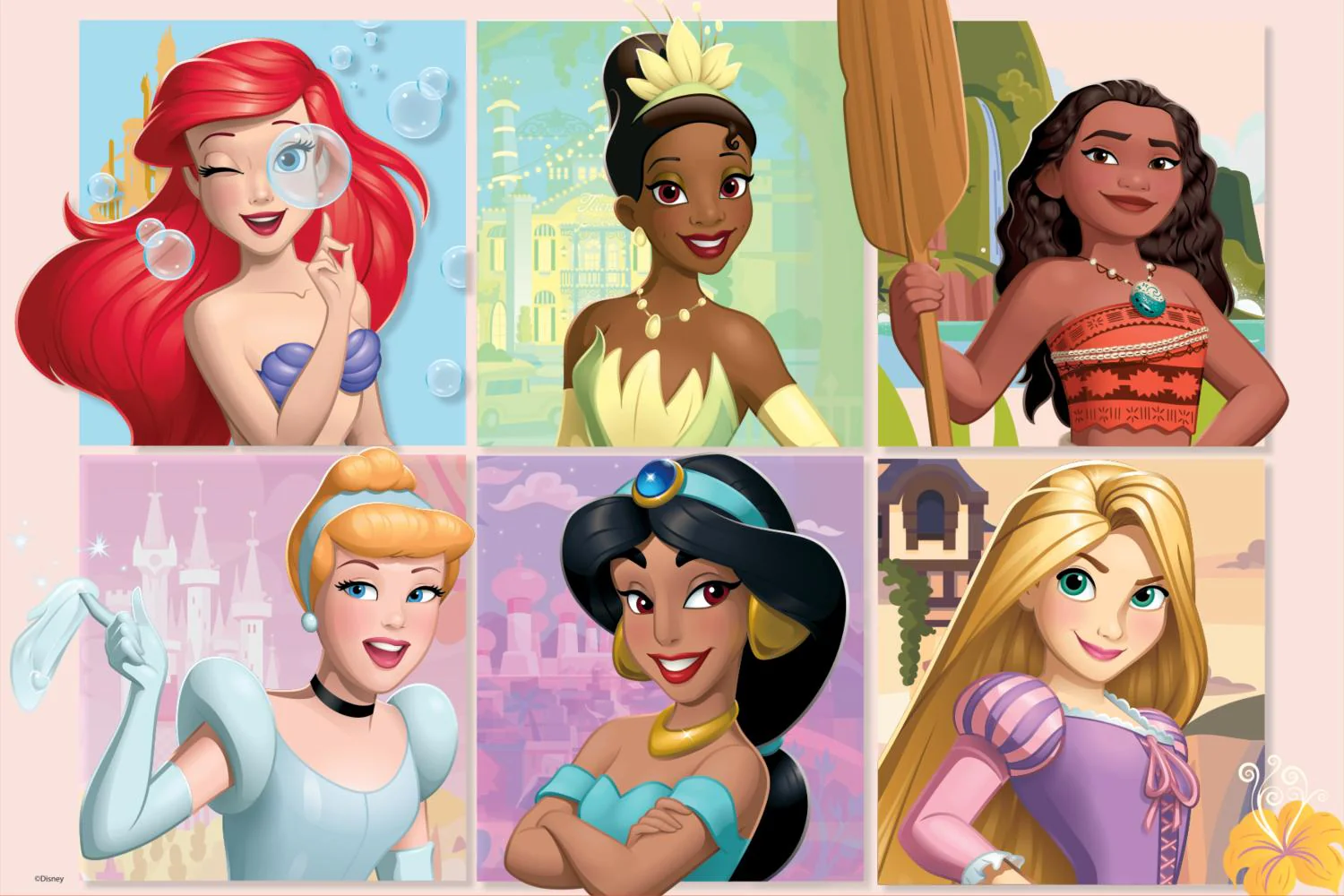 Disney Prinsessa 2D/3D 200 Palan Kaksipuolinen Palapeli - Image 4