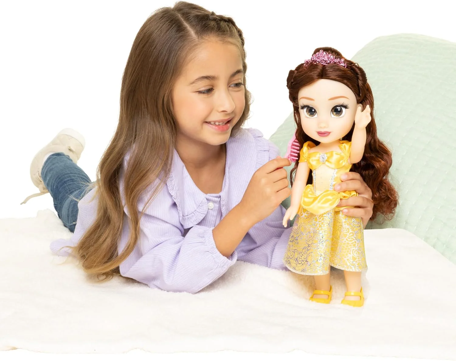 Disney Prinsessa Belle Nukke 38cm - Image 2