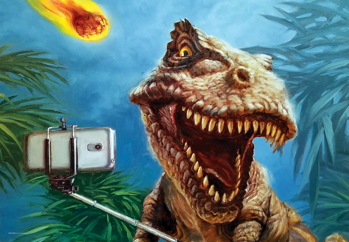 Eurographics 100 palan palapeli Dino Selfie - Image 2