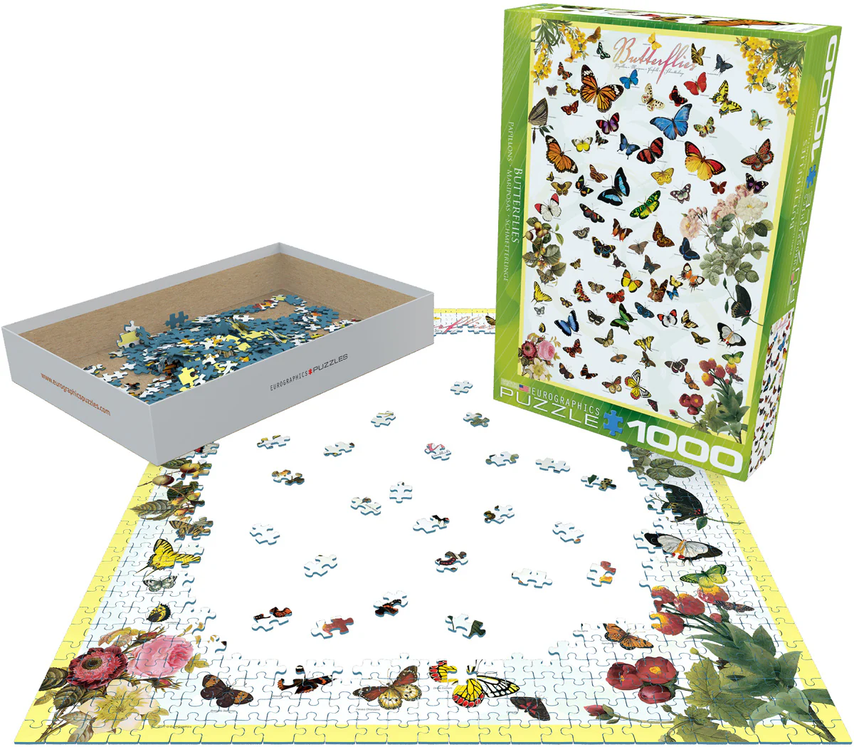 Eurographics 1000 Palan Palapeli Butterflies - Image 2