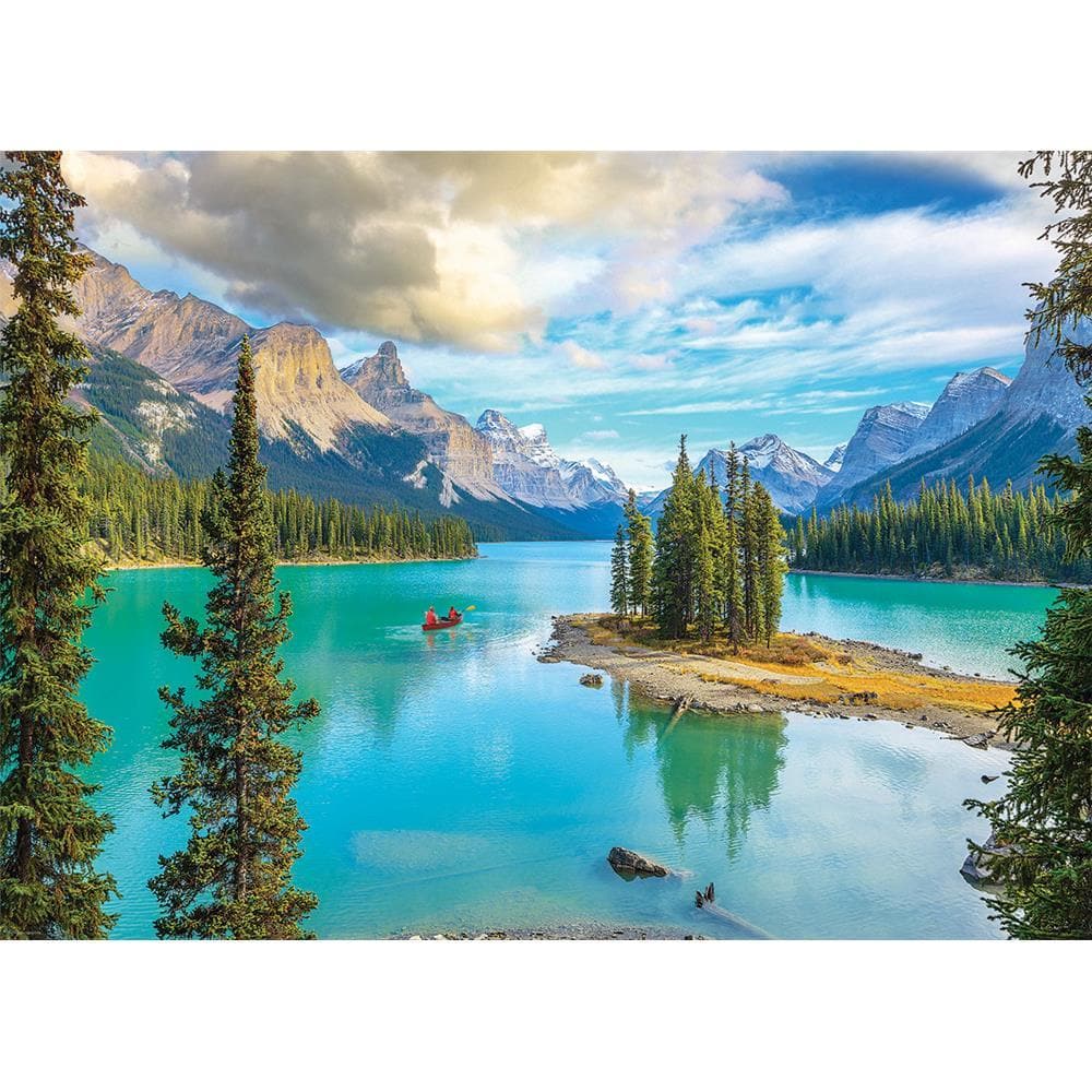 Eurographics 1000 Palan Palapeli Maligne Lake, Alberta - Image 2
