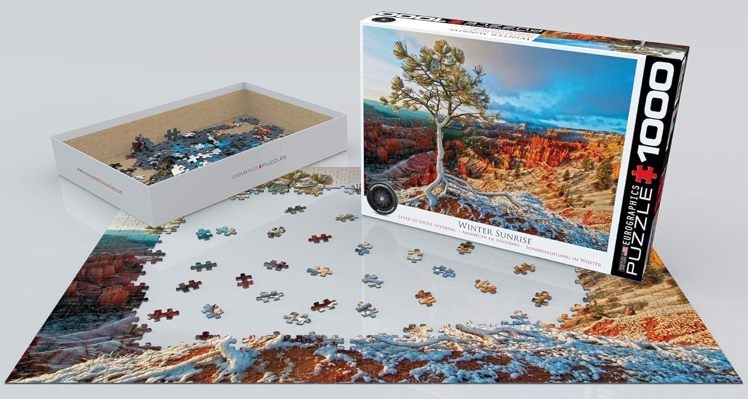 Eurographics 1000 Palan Palapeli Winter Sunrise - Image 2