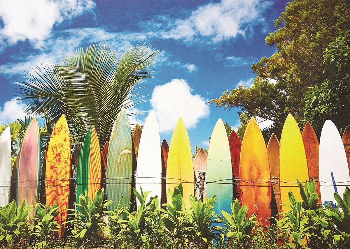 Eurographics Puzzle 1000 Palan Palapeli Surfer's Paradise Hawaii - Image 2