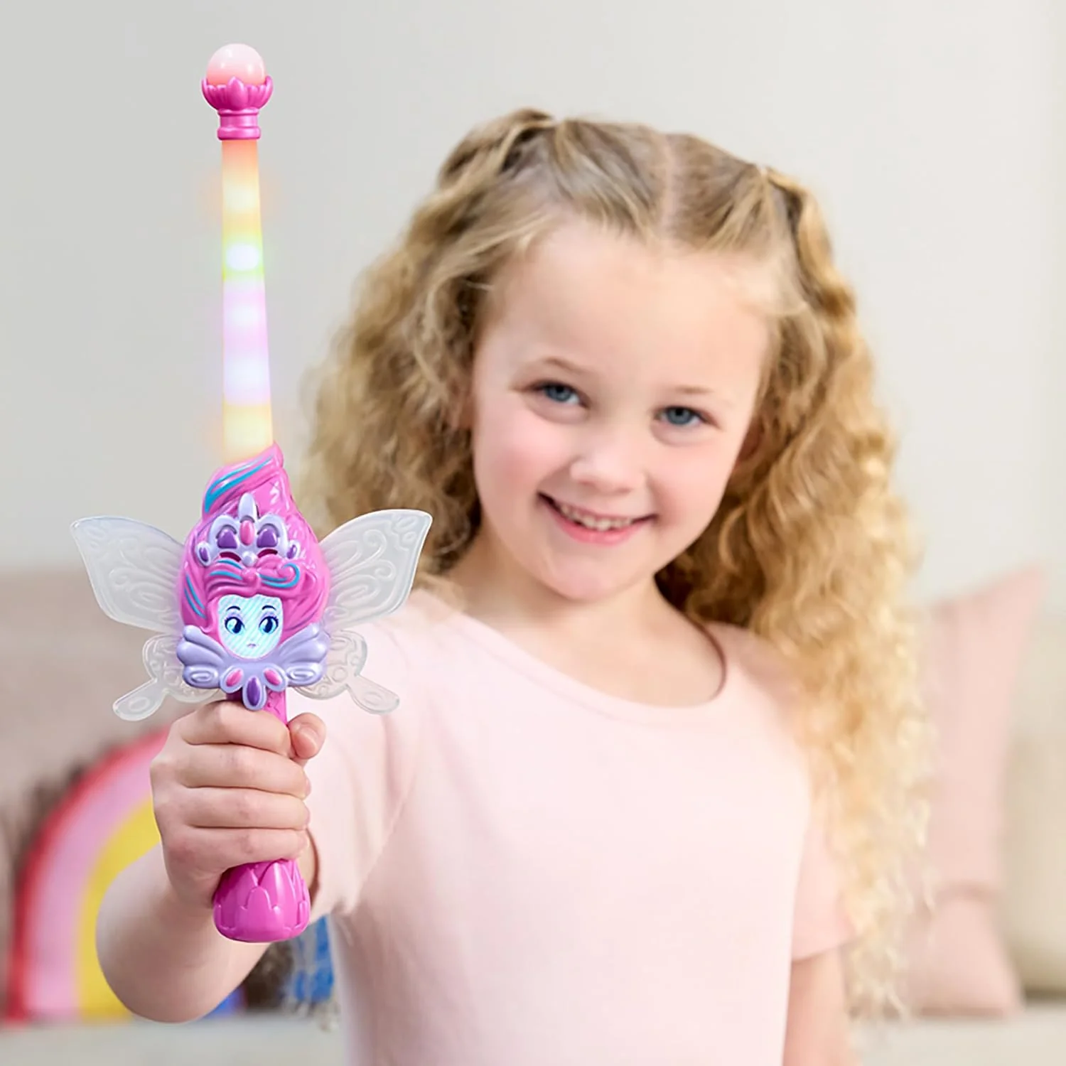 Fairy Wand Lasten Taikasauva Äänellä ja Valolla - Image 3