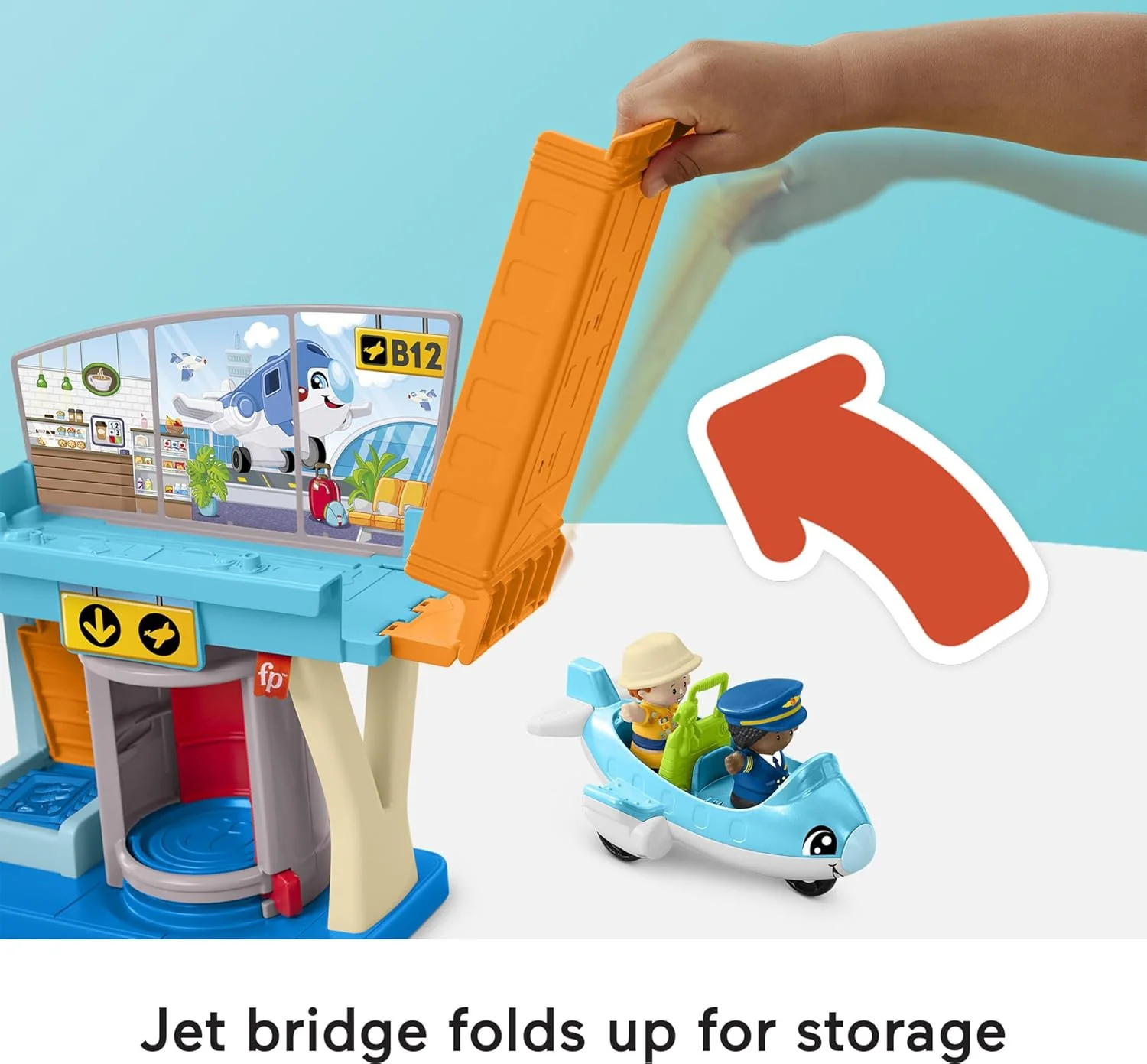 Fisher-Price Little People Lentokenttä - Image 5