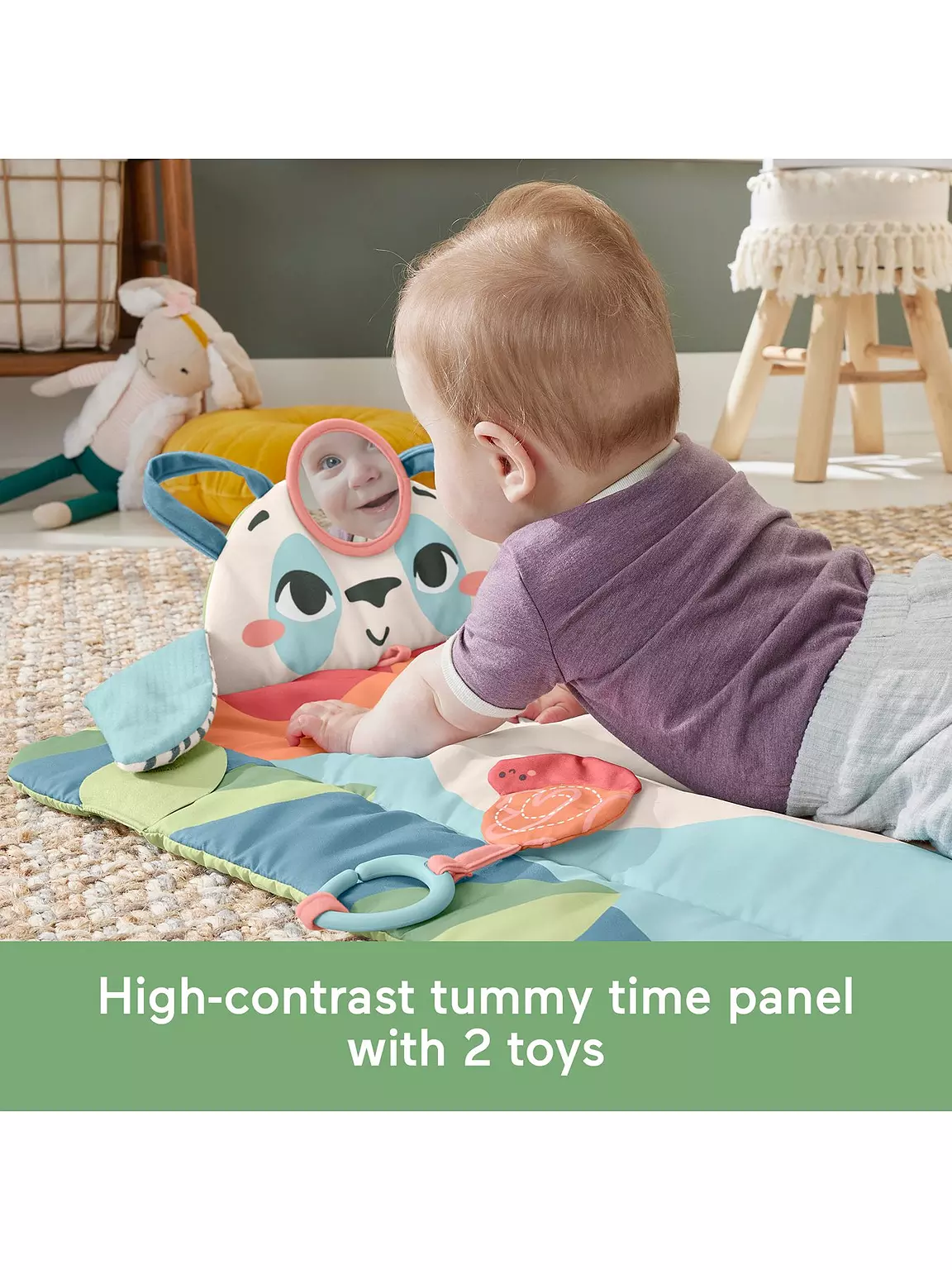 Fisher-Price Planet Friends Panda 3 in 1 Leikkimatto/Aktiviteettimatto - Image 4