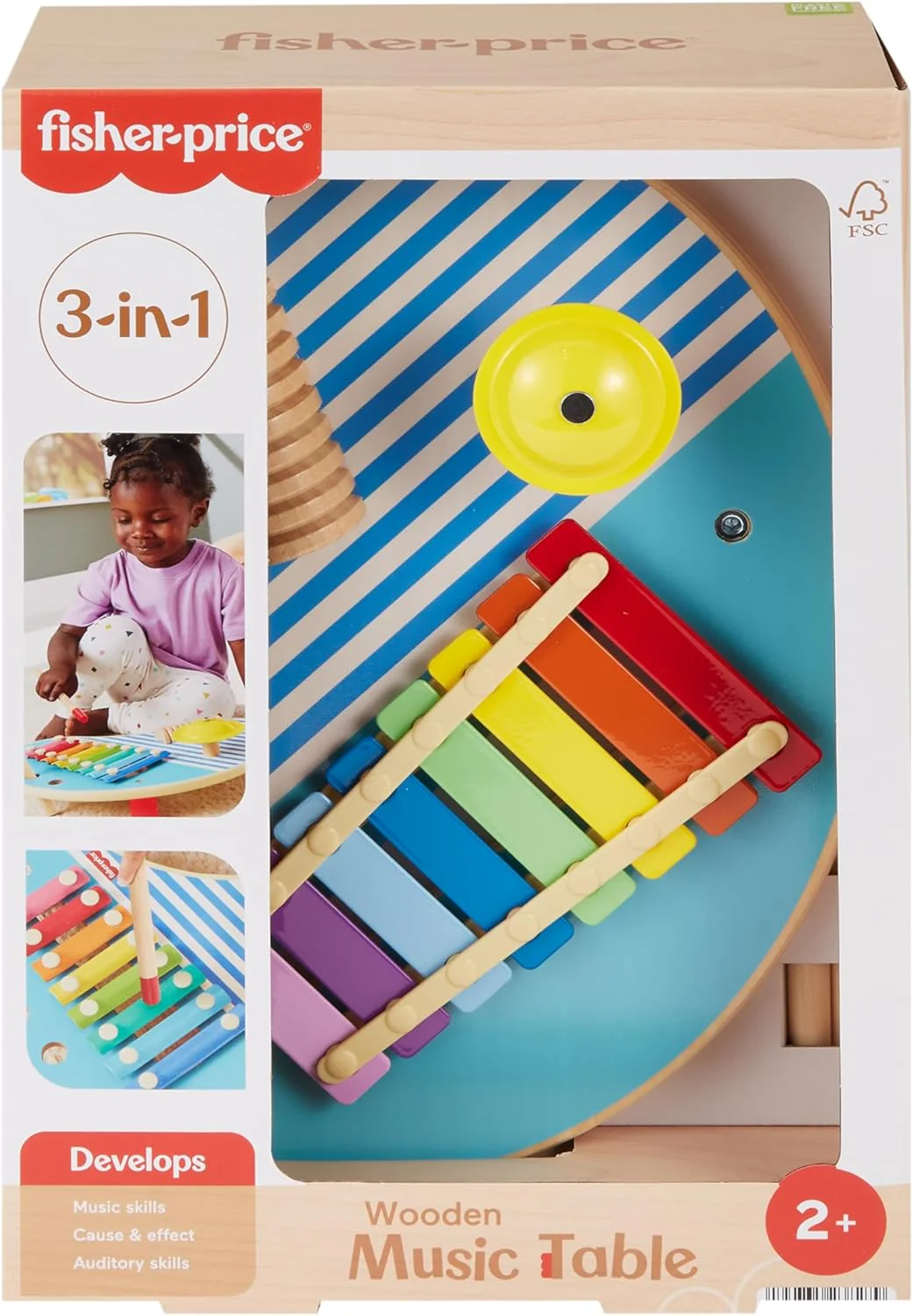 Fisher-Price Puinen Soittopöytä - Image 2