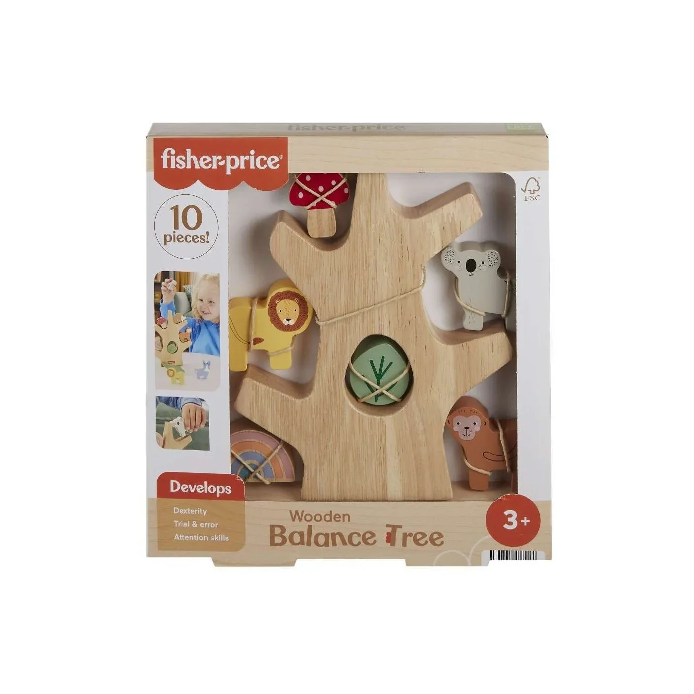 Fisher-Price Puinen Tasapainopuu/Tasapainoleikki - Image 4