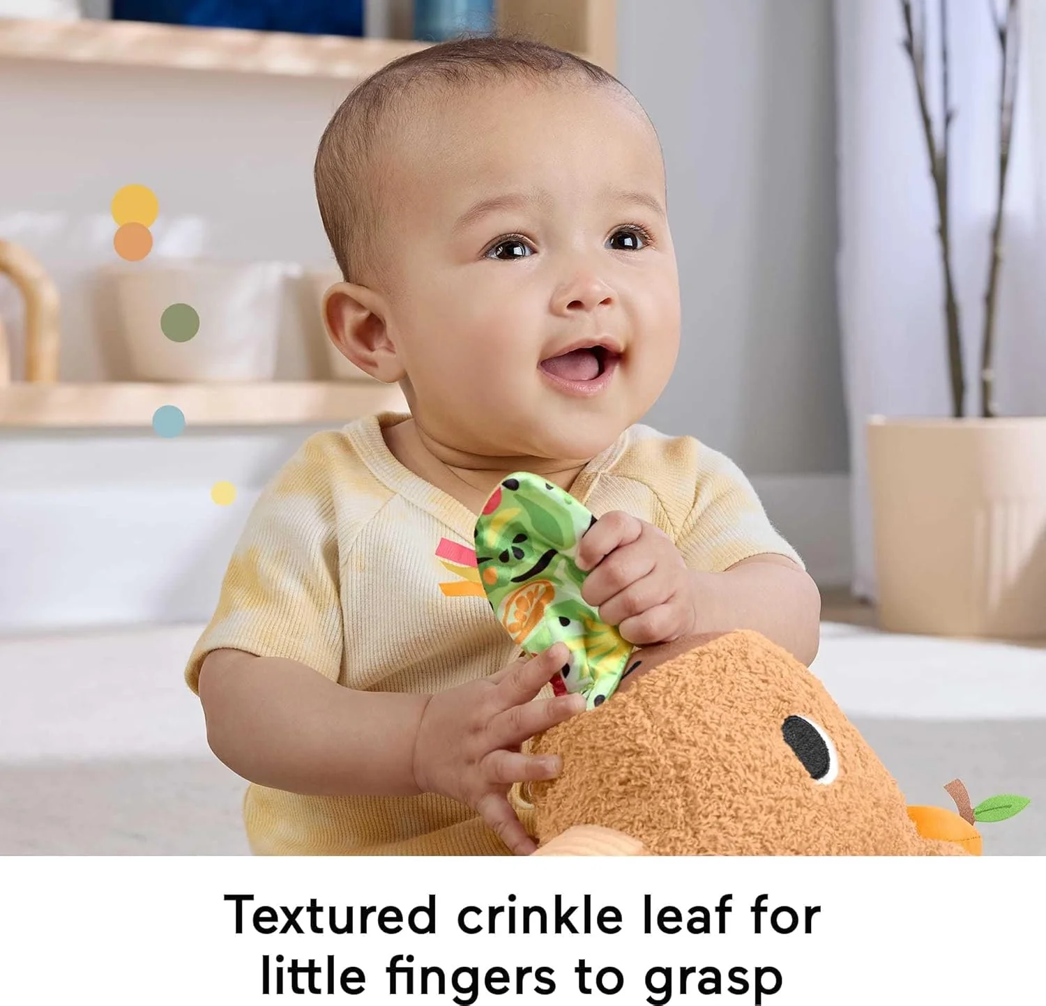 Fisher-Price Sensimals Snuggle Snacky Cabybara Aktiviteettipehmolelu - Image 3