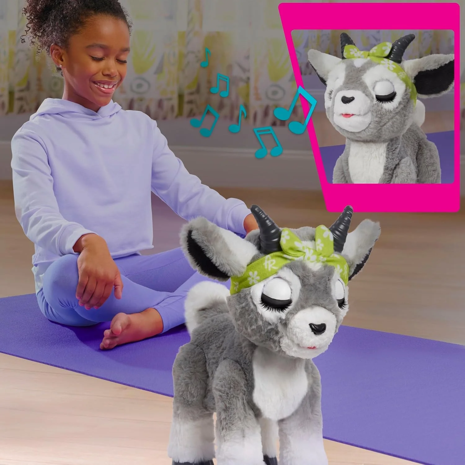 Furreal Daisy Yoga Goat Interaktiivinen Jooga Vuohi - Image 3