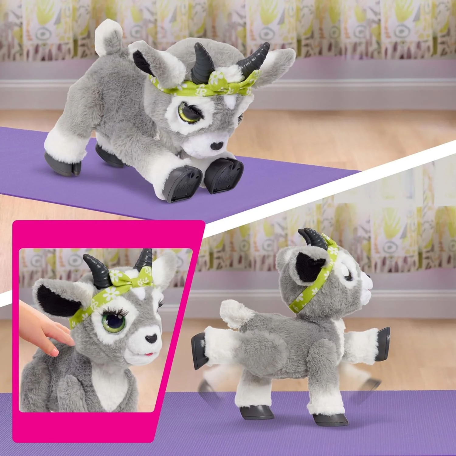 Furreal Daisy Yoga Goat Interaktiivinen Jooga Vuohi - Image 4