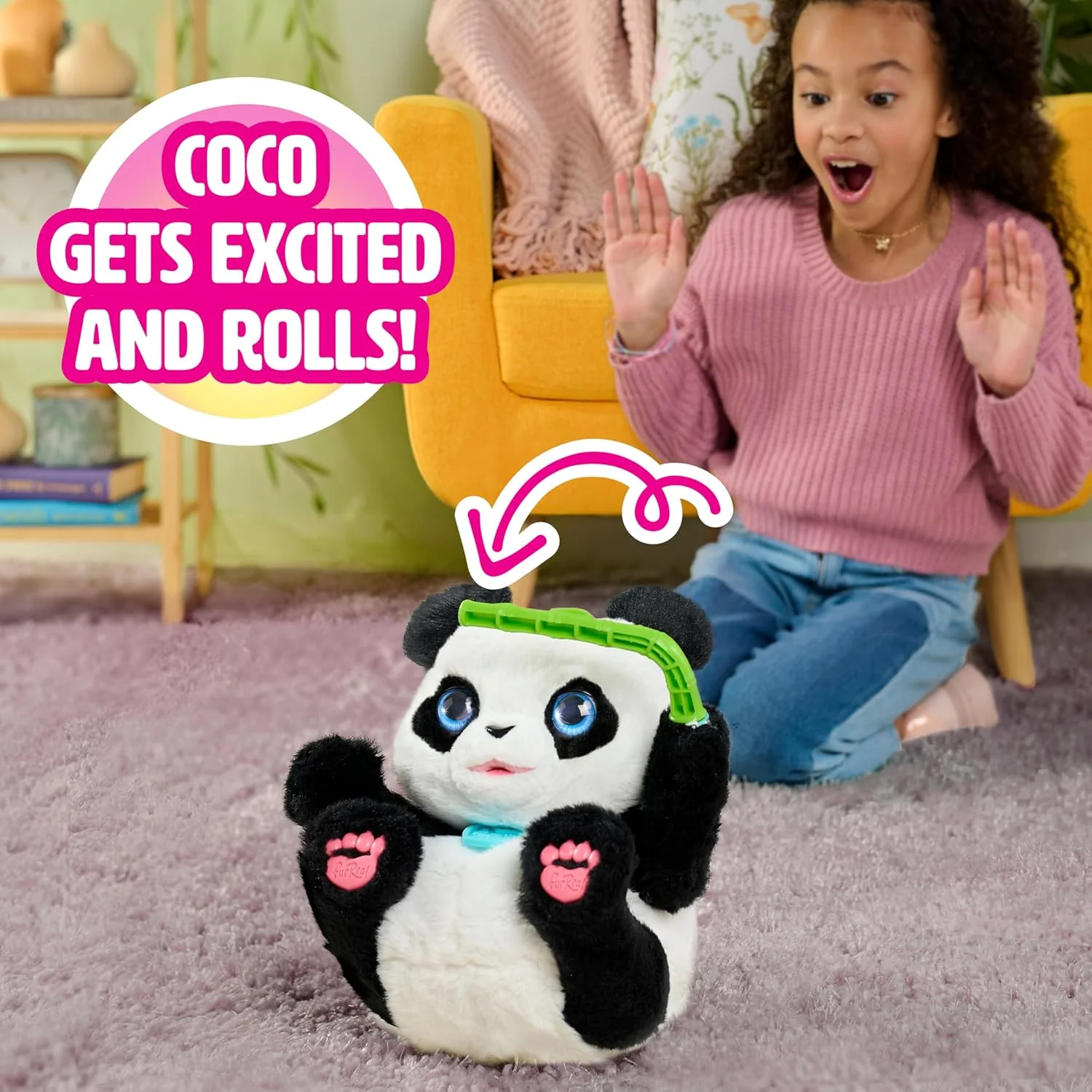 FurReal Coco The Tumbling Panda Interaktiivinen Panda - Image 2