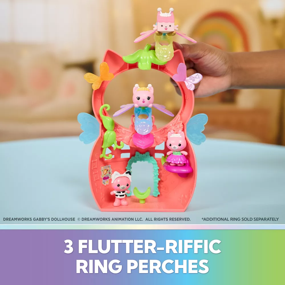 Gabby's Dollhouse Fairylandia "Kitty Fairy's" Flutter-riffic Keiju Leikkisetti - Image 4