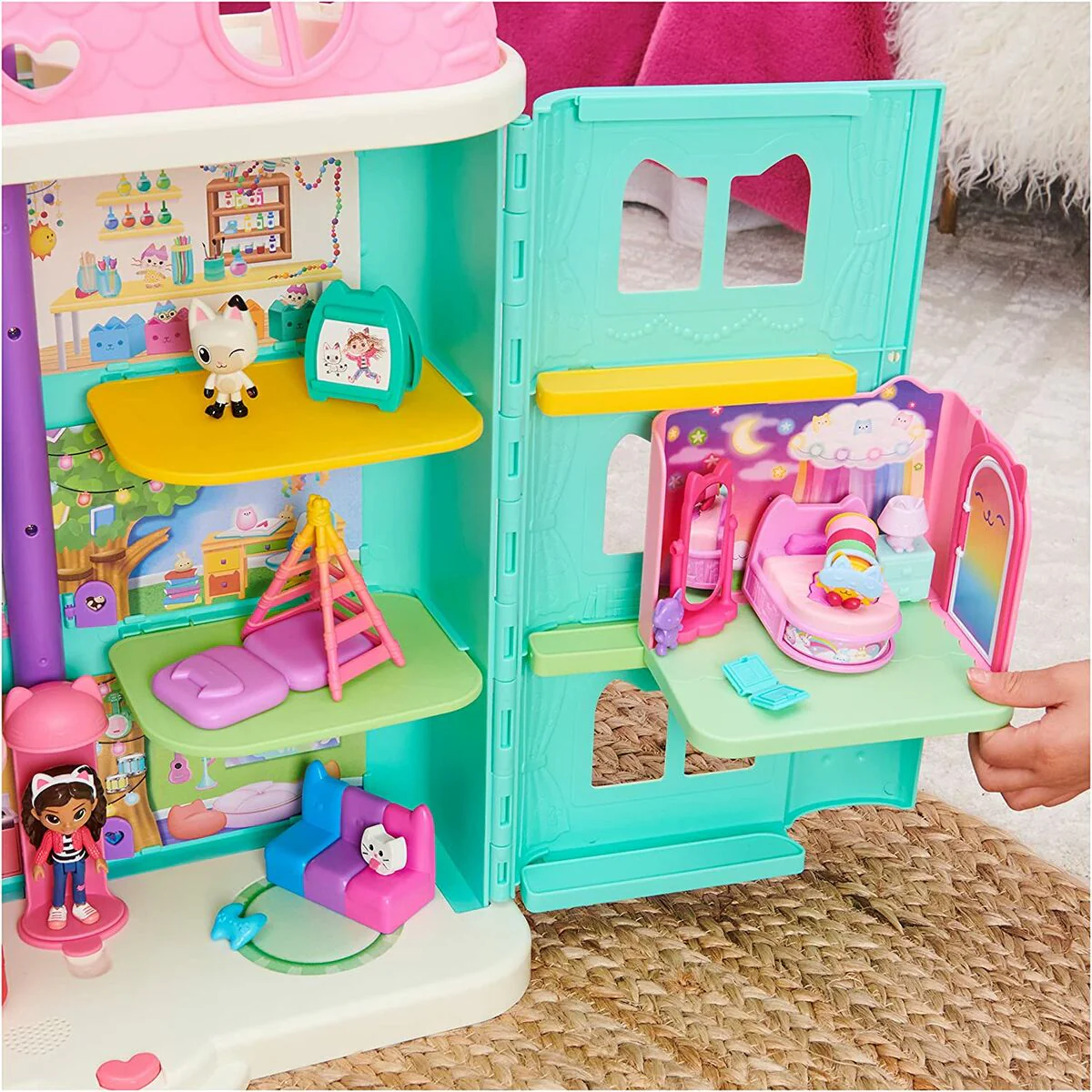 Gabby's Dollhouse Gabbyn Makuuhuone & Pillow Cat - Image 5