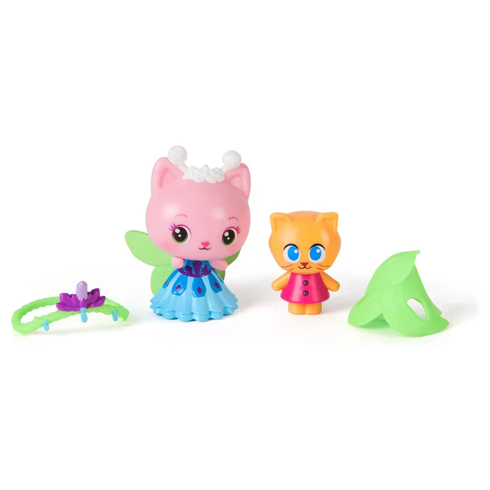 Gabby's Dollhouse The Movie Hahmopakkaus Queen Kitty Fairy & Kitty Gnome - Image 2