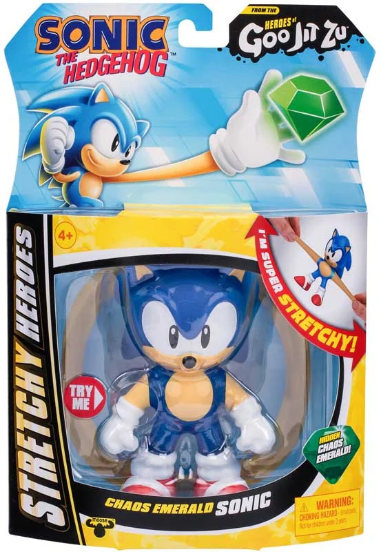 Goo Jit Zu Chaos Emerald Sonic Venyteltävä Hahmo
