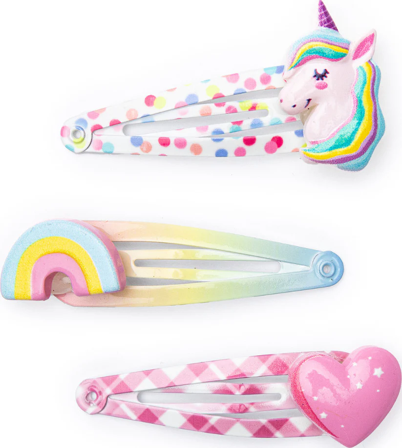 Great Pretenders Unicorn Cuties Hiuspinnit 3kpl