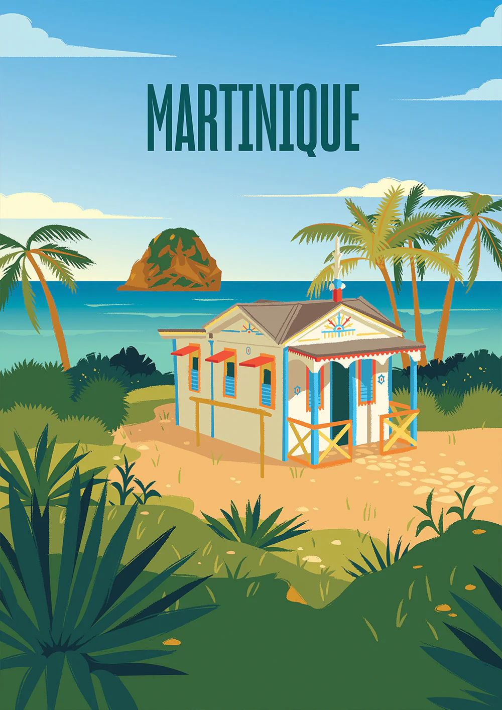 Hachette Puzzle 500 Palan Palapeli Martinique - Image 2