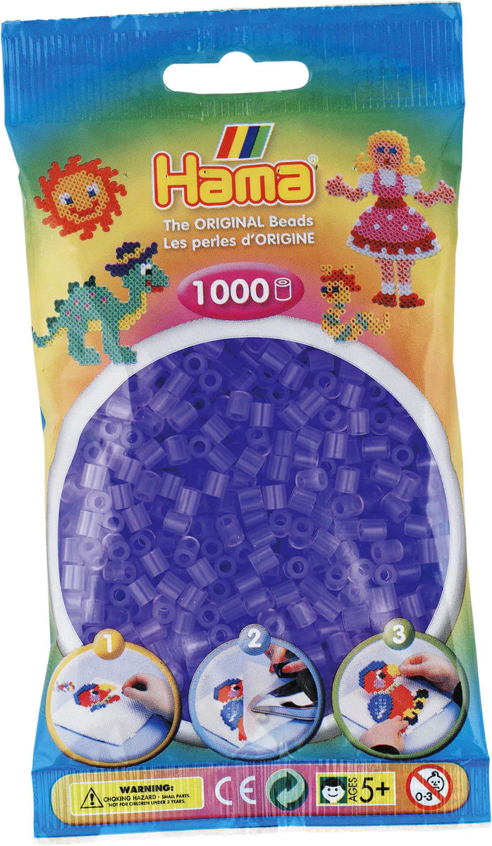 Hama Helmet Midi 1000 kpl Kuultava Lila 207-74
