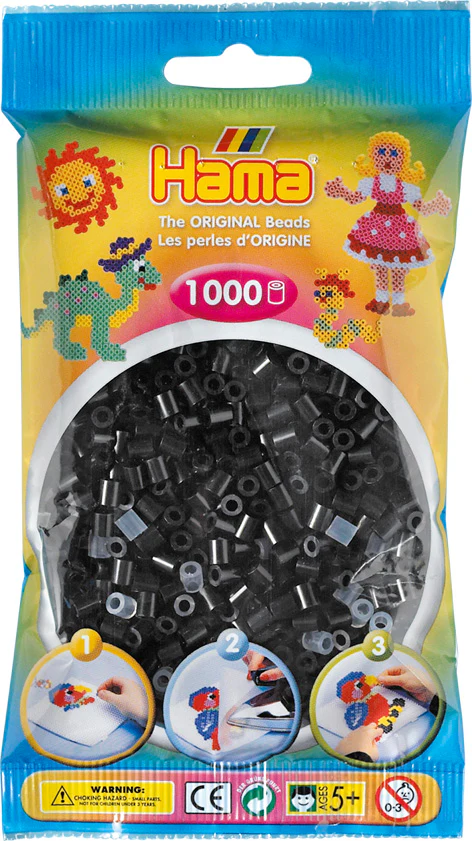 Hama Helmet Midi 1000 kpl Musta 207-18