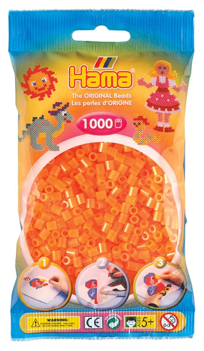 Hama Helmet Midi 1000 kpl Oranssi Neon 207-38